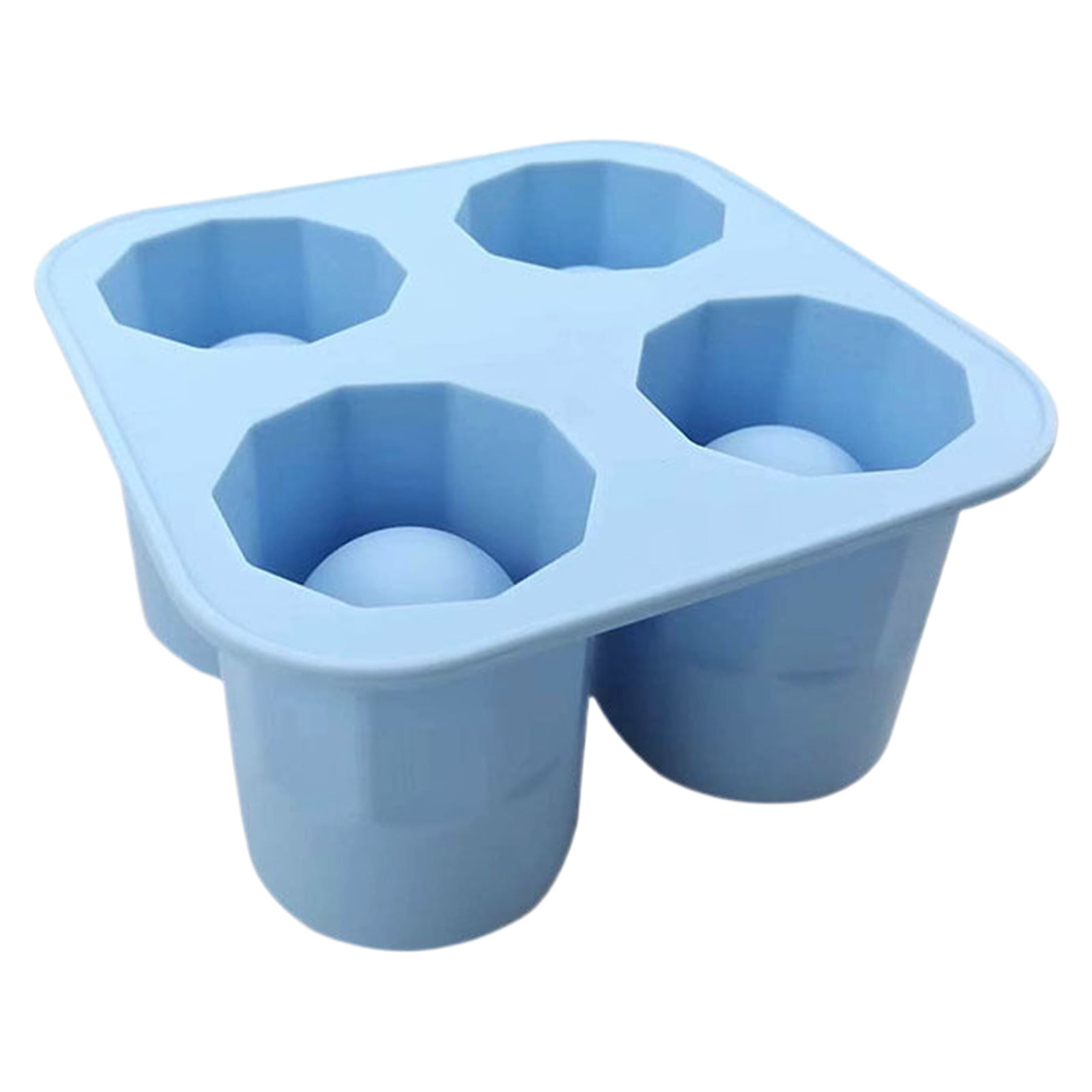 Ice Cube Molds 2 Pack Freezers with Ice Cubes Golf Ball Ice Cube Molds New Four Hole Ice Cup