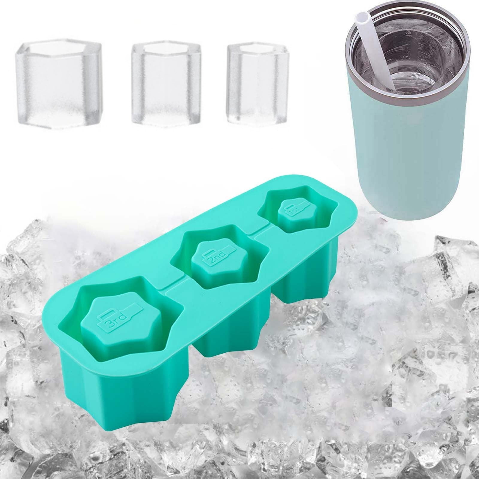 Ice Cube Molds Silicone Cute Ice Molds Custom Ice Cube Molds 3D Ice