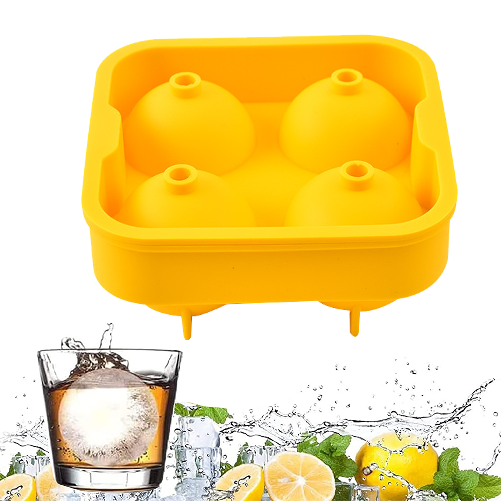 Baby Food Molds Hot No Melt Ice Cubes Ice Harvester Football Shape 3D Ice  Mold Silicone Maker Tray Bar Party Ice Old Fashioned Portable Ice Ball  Bottle 