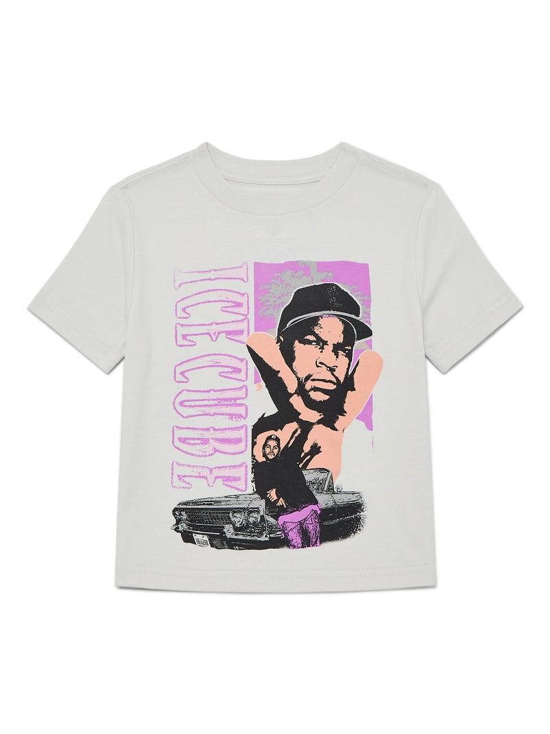 Ice Cube Peace Tour Toddler Graphic Tee with Short Sleeves, Sizes