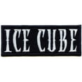 thumbnail image 1 of Ice Cube Rapper Patch Script Logo Music Embroidered Iron On, 1 of 2
