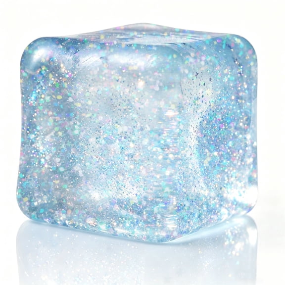 Ice Cube Squishy Toy , Slow-Rebound Slow Rise Squishy, Super Soft & Solid Squish Nice Square Shape Anxiety Sensory Fidget Toy, Durable with Storage Box, Gift-Ready for Children & Adults