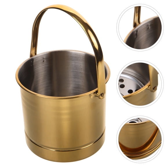 Ice Cube Storage Bucket Multipurpose Ice Cube Bucket Bar Beer Bottle Storage Bucket