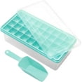 thumbnail image 1 of Ice Cube Tray, 3 Pack Silicone Ice Cube Moulds with Stackable Lids, Easy Release Silicone and Each Makes 37 Hexagonal Ice Cubes, Keep Gin, Drinks, Whiskey, Cocktails Cool and Fresher, Black, 1 of 5
