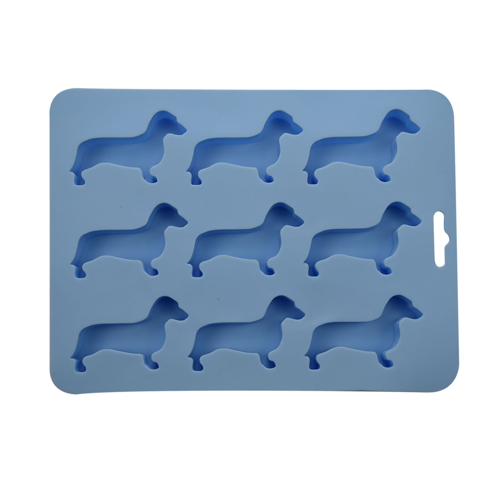 3D Dachshund Dog Ice Cube Mold Fun Shapes Cute Large Trays for Whiskey  Cocktails