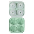thumbnail image 1 of Ice Cube Tray,Admaison Ice Ball Cube Mold with Funnel for Cocktails,Bourbon,Brandy,Whiskey Gifts for Men,Silicone Fun Shapes Green, 1 of 8