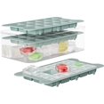 thumbnail image 1 of Ice Cube Tray for Freezer with Bin: Easy Release Ice Cube Maker with Covered Ice Holder - 3pack Ice Trays for Making 1.5inch Icecubes - Icebox with Lid, 1 of 5