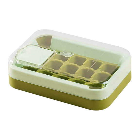 Ice Cube Tray Ice Molds Ice Soft Rubber Homemade Ice Tray Ice Cream Refrigerator Ice Maker Ice Box Lid Ice Tray Easy Release Flexible Reusable Freeezer BPA Free