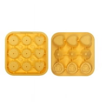 Ice Cube Tray,Ice Molds Rose Ice Cube Trays With Covers,9 Cavity Silicone Rose Ice Ball Maker,Easy Release Large Ice Cube Form for Chilled Cocktails,Whiskey, Bourbon & Homemade Juice