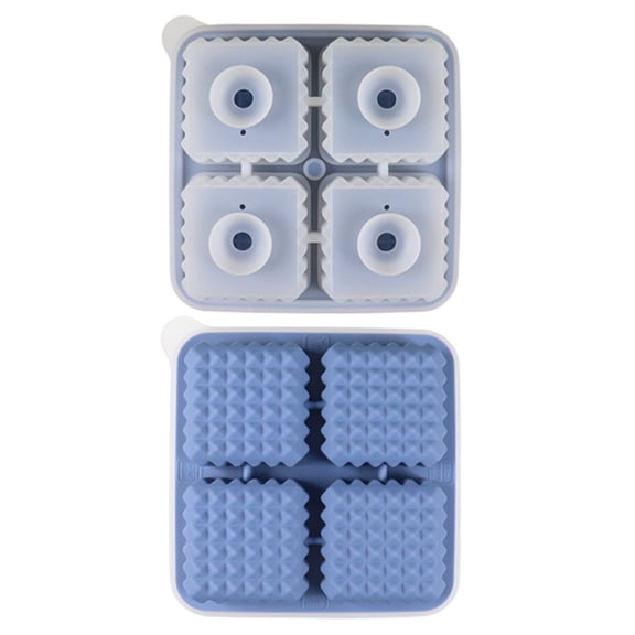 Ice Cube Tray Large Size Ice Makered Square Round Ice Cube Maker for Whiskeys Cocktails Keep Drink Chilledness for Bar