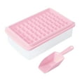 thumbnail image 1 of Ice Cube Tray with Lid and Bin for Freezer, Easy Release 55 Nugget Ice Tray with Cover, Storage Container, Scoop. Perfect Small Ice Cube Maker Tray & Mold. Flexable Durable Plastic, BPA Free, 1 of 6