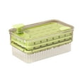 thumbnail image 1 of Ice Cube Tray with Lid and Bin, Homemade Ice Box for Coffee Juice Tea, Refrigerator Ice Cube Mold Box, 3x Ice Box, 1x Storage Box, 1x Ice Shovel, Summer Clearance, 1 of 6