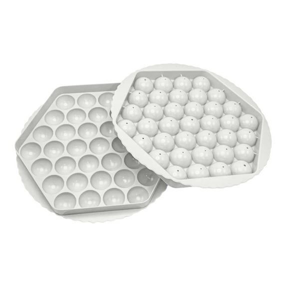 Ice Cube Tray with Lid and Bin Round Ice Cube Trays for Freeezer,BPA-Freee Food-Grade Ice Mold,Stackable Ice Ball Maker,Circle Ice Cube Tray for Cocktails,Whiskey,Coffee,and Drinks