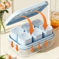 thumbnail image 1 of Ice Cube Tray With Lid, Press Release Ice Mold Easy Pop Ice Maker Box Leakproof Covered Freezer Tray, Food Storage Ice Container for Home Kitchen Travel Summer Drinks Cocktail Making, 1 of 6