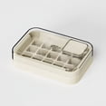 thumbnail image 1 of Ice Cube Tray with Lid & Storage Bin, Ice Cube Maker Mold for Freezer with Container, Mini Ice Cube Tray Makes 15 Cube Ice at once for Cocktail Whiskey Tea Coffee (White), 1 of 8