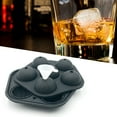 thumbnail image 1 of Ice Cube Tray Mold Basketball Shape Leak-proof Silicone 6 Cavity Delicious Drink Ice Tray Mold for Drinkings, 1 of 7
