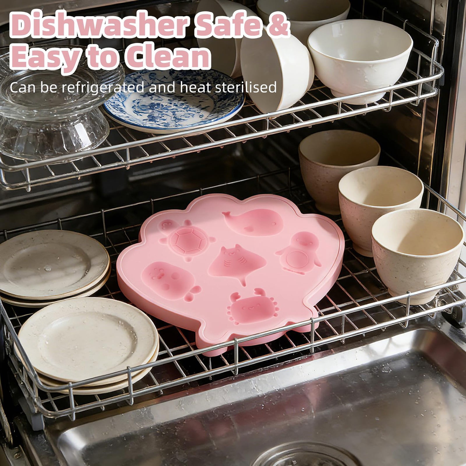 Ice Cube Tray Shell Silicone Ice Cube Trays with Cute Marine Life ...
