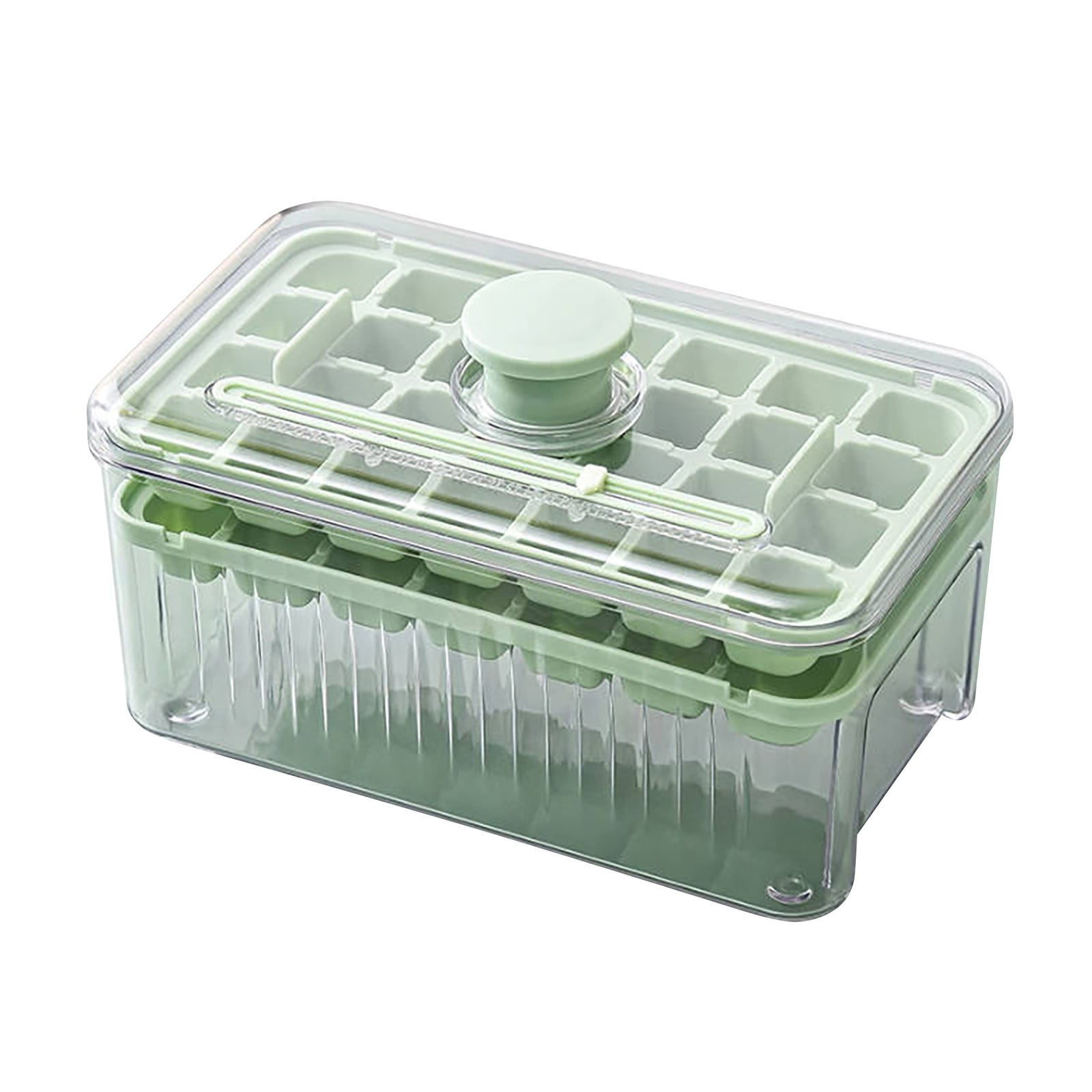 Ice Cube Tray With Lid And Container 56 Pieces Mini Ice Tray For ...