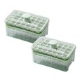 Ice Cube Tray With Lid And Container 56 Pieces Mini Ice Tray For