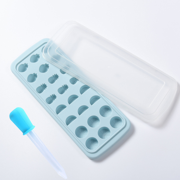 Ice Cube Tray with Lid Stars Moons Love Hearts Shape.Safe Durable Whiskey Ice Ball Tools