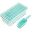 thumbnail image 1 of Ice Cube Tray with Lid and Bin | 36 Nugget Silicone Ice Tray for Freezer | Comes with Ice Container, Scoop and Cover | Good Size Ice Bucket, 1 of 7