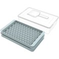 thumbnail image 1 of Ice Cube Tray with Lid and Bin, Ice Trays for Freezer Making 2 * 104Pcs, Mini Ice Cube Trays for Mini Fridge Making Ice Balls for Coffee,Juice &Soda, 1 of 5