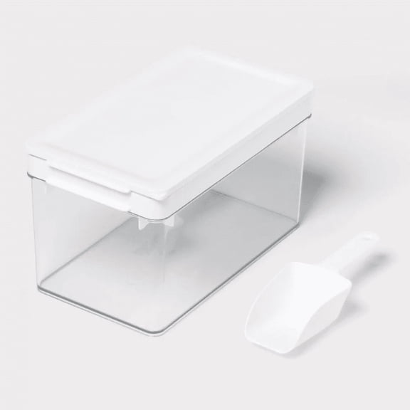 Ice Cube Tray with Lidded Bin and Scoop - Room Essentials