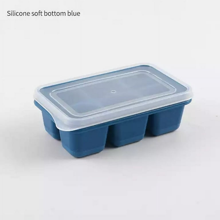 Ice Cube Trays 1 Pack - Large Size Silicone Ice Cube Molds with
