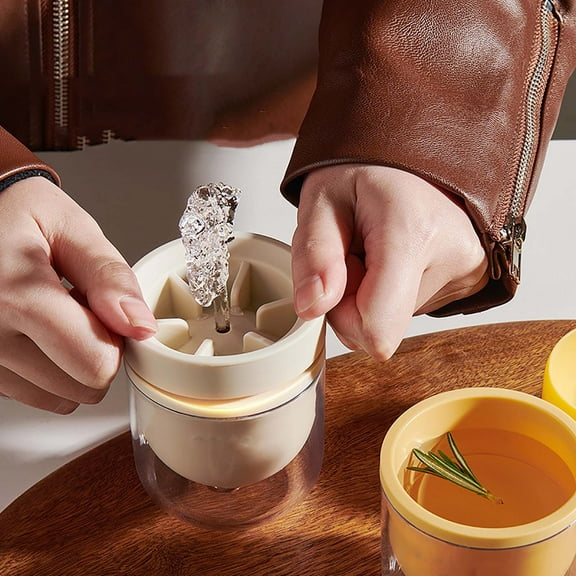 Ice Cube Trays Crushed Ice Maker Cup Ice Cubes,Food Grade Silicone Squeeze Easy-Release Ice Cup for Freeezer Mini Ice Cube Buckets for Whiskey,Cocktails & Juice For Home Use