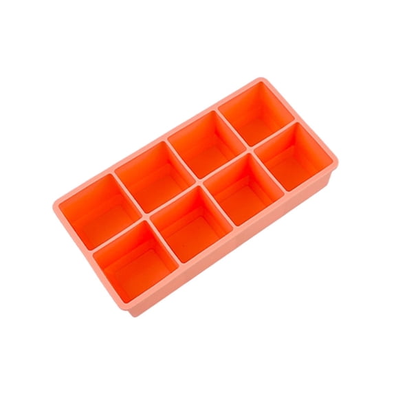 Ice Cubes Trays, Food Grade Silicone Large Square Ice Cubes Mold for Cocktails, Non-Stick Easy Release Big Ice Cubes Maker Tray for Whiskey and Homemade Freezer