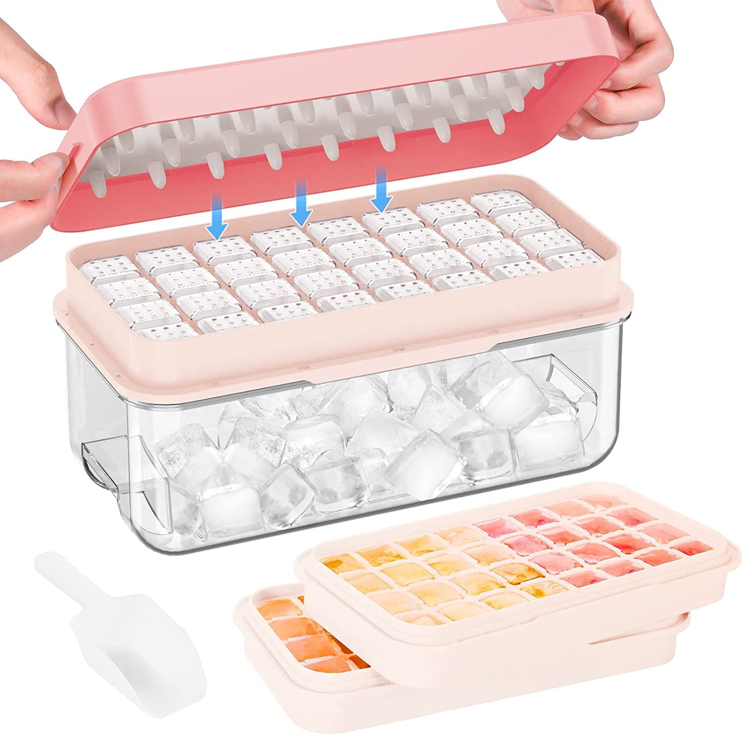 https://i5.walmartimages.com/seo/Ice-Cube-Trays-Freezer-64-Nuggets-Cubes-Pink-Molds-Silicone-Lid-Freezer-Container-Spill-Resistant-Removable-Lid-Scoop-Whiskey-Cocktail_9eeecc24-7c41-49a9-b0fe-4d0a719f9104.e9c012fa47d62c00c0c1ebc21932552d.jpeg