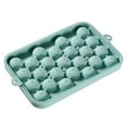 thumbnail image 1 of Ice Cube Trays for Freezer,Ice Cube Tray with Lid, Silicone Ice Cube Mold with Lid-25 Grid,Easy-Release Reusable Small Ice Cube for Iced Coffee Whisky Chocolate Soup Foodï¼Blueï¼, 1 of 5