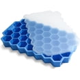 thumbnail image 1 of Ice Cube Trays for Freezer with Lid-37 Grid Silicone Ice Cube Tray with Lid for Small Ice Cube Molds,Easy-Release Reusable Ice Cube in Organizer Bins or Ice Bucket for Cocktail bar or Iced Coffee Cup, 1 of 5