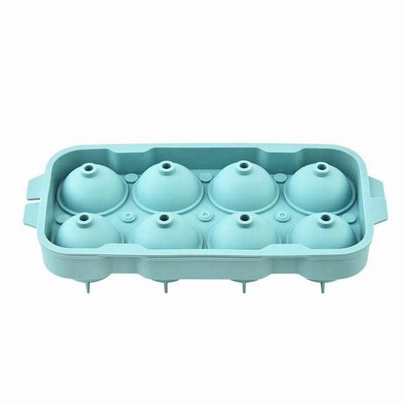 Ice Cube Trays (Set of 2-6), Sphere Ice Ball Maker with Lid Large Ice Cube Maker for Whiskey, Cocktails and Homemade, Keep Drinks Chilled
