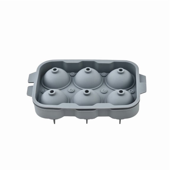 Ice Cube Trays (Set of 2-6), Sphere Ice Ball Maker with Lid Large Ice Cube Maker for Whiskey, Cocktails and Homemade, Keep Drinks Chilled