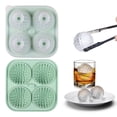 thumbnail image 1 of Ice Cube Trays, Silicone Sphere Whiskey Ice Ball Maker with Lids & Large Square Ice Cube Molds for Cocktails & Bourbon - Reusable & BPA Free, 1 of 9