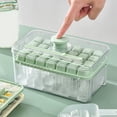 thumbnail image 1 of Ice Cube Trays with Lid and Storage Bin – Easy Release Square Ice Molds for Freezer, Space-Saving Ice Cube Maker for Drinks and Storage, 1 of 7