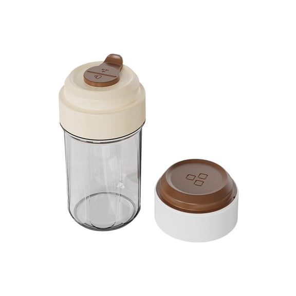 Ice Cubes Cup with Lid and Molds for Iced Drinks, Portable Sealed Tumbler with Protective Sleeve, Plastic Water Cup with Built In Ice Tray, Summer Portable Coffee Ice Cup