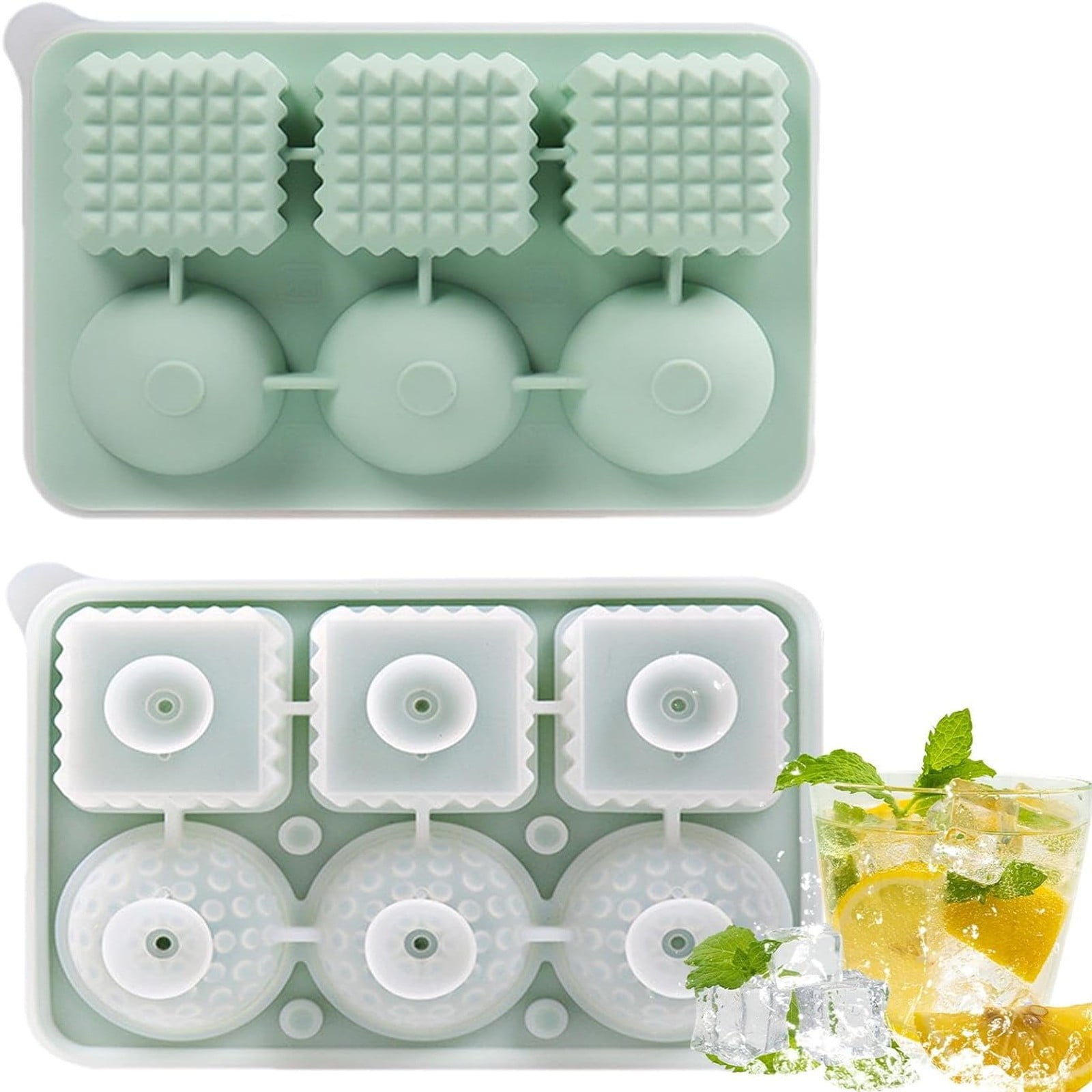 Ice Cubes Mould Large Ice Cube Trays For Portable Ice Cube Maker For