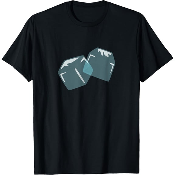Ice Cubes - On the Rocks T-Shirt mens t shirt,black,women,funny,misfits,men,journey