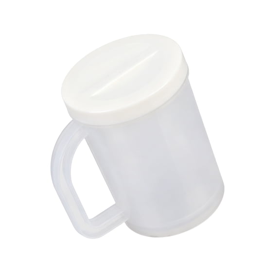 Ice Cup Double Layer Design Freezer Mug Chillder with Handle Freezing Cocktails Water Drink Frosty Cup For Home Use