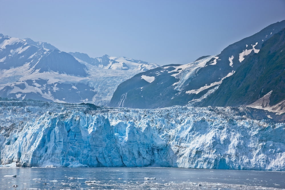 Ice Detail Of Harriman Glacier Southcentral Alaska Summer Canvas Art - Kevin Smith Design Pics (19 x 12)