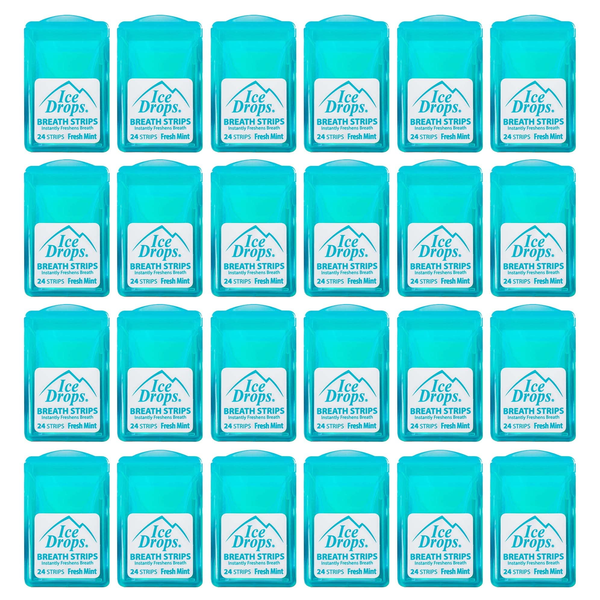 Ice Drops Breath Strips with Blast of Icy Mint (Sugar Free)