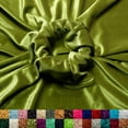 thumbnail image 1 of Ice Fabric Stretch Velvet Fabric by the Yard - 60" Wide Soft Stretchy Fabric for Sewing Clothes, Apparel, Costume, Crafts - 90% Polyester 10% Spandex - Light Olive Green - 15 Yards, 1 of 7