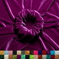 thumbnail image 1 of Ice Fabric Stretch Velvet Fabric by the Yard - 60" Wide Soft Stretchy Fabric for Sewing Clothes, Apparel, Costume, Crafts - 90% Polyester 10% Spandex - Magenta - 4 Yards, 1 of 7