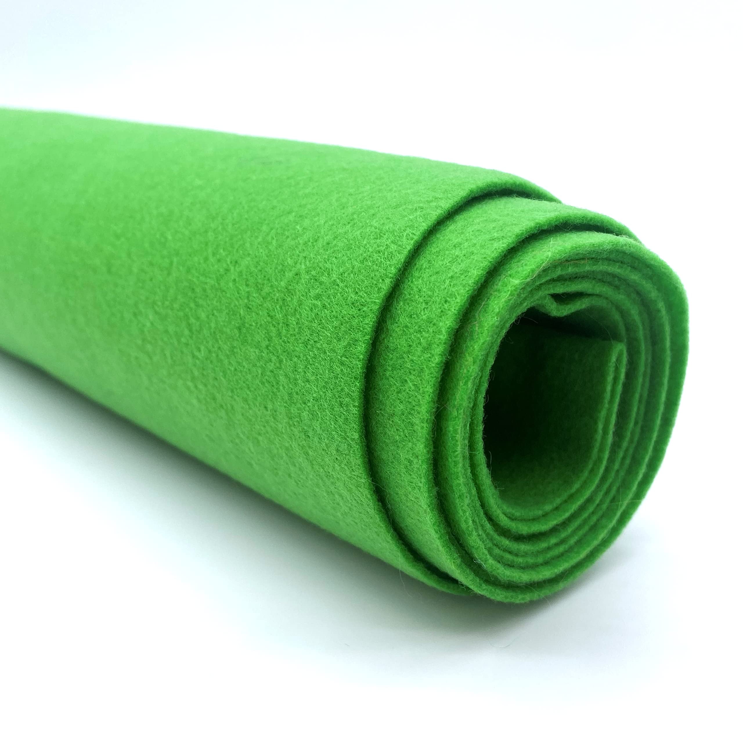 Ice Fabrics Craft Felt Fabric by The Yard - 72" Wide Acrylic Felt for DIY Arts & Crafts - Apple Green - 5 Yards