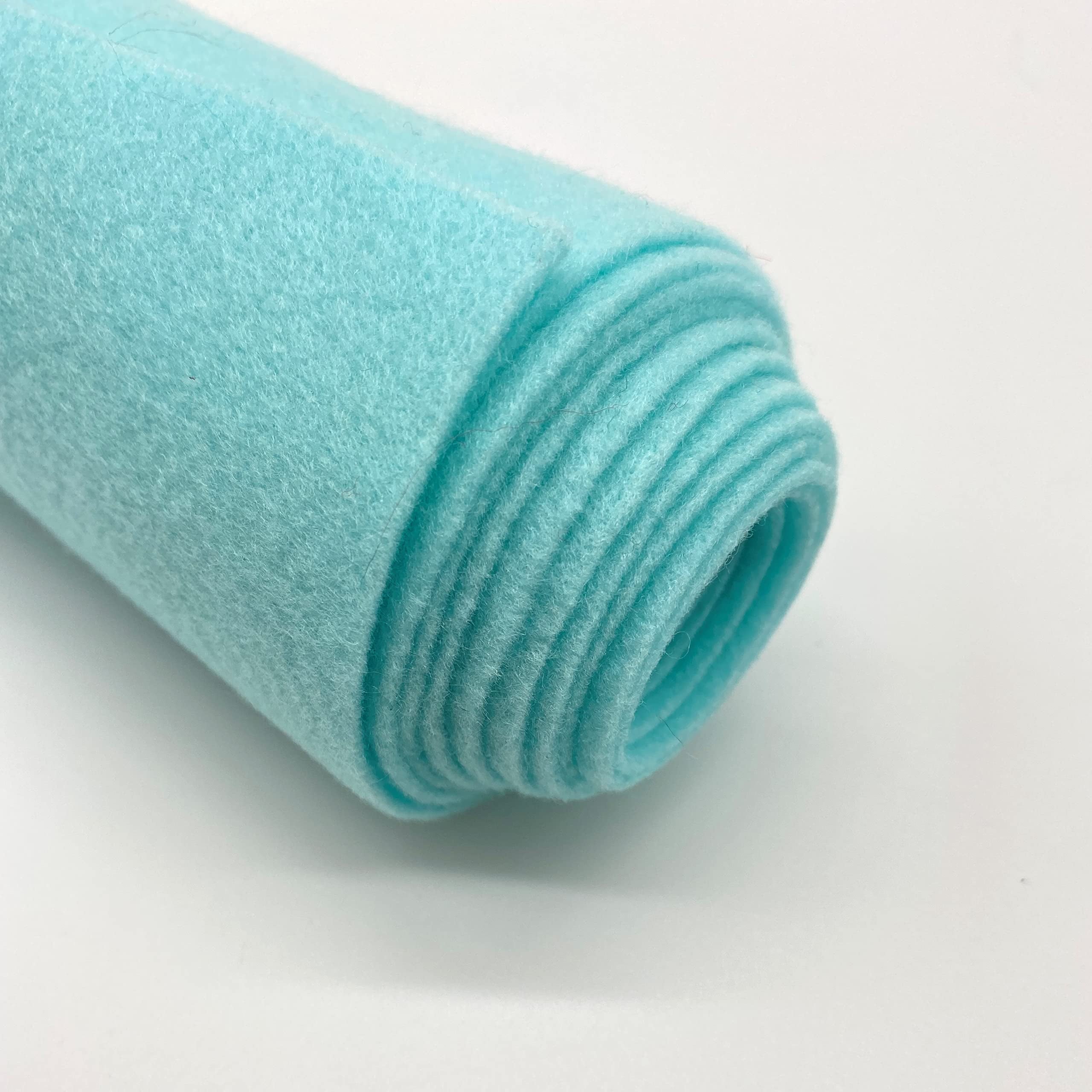 Ice Fabrics Craft Felt Fabric by The Yard - 72" Wide Acrylic Felt for DIY Arts & Crafts - Aqua - 5 Yards