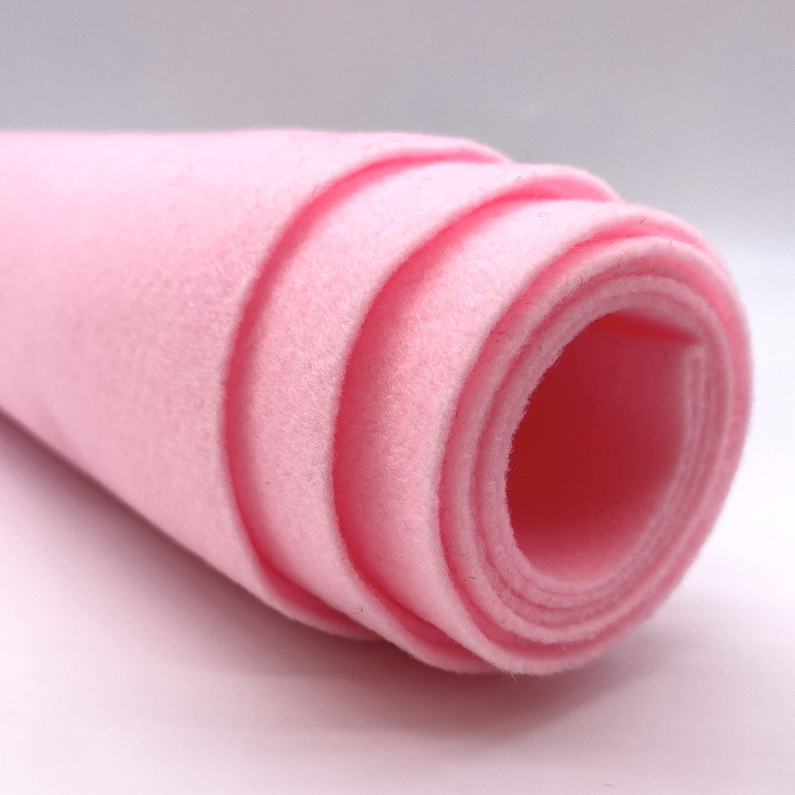 Ice Fabrics Craft Felt Fabric by The Yard - 72" Wide Acrylic Felt for DIY Arts & Crafts - Baby Pink - Half Yard