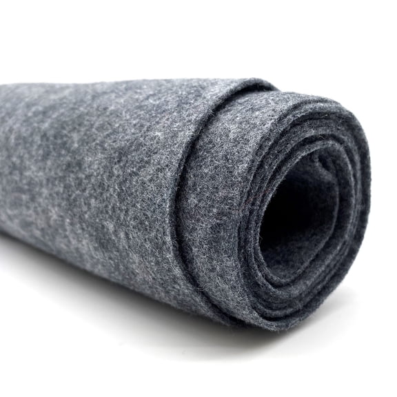 Ice Fabrics Craft Felt Fabric by The Yard - 72" Wide Acrylic Felt for DIY Arts & Crafts - Charcoal - 3 Yards