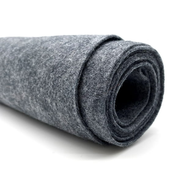 Ice Fabrics Craft Felt Fabric by The Yard - 72" Wide Acrylic Felt for DIY Arts & Crafts - Charcoal - Half Yard